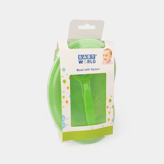 Baby Bowl & Spoon Set 4046 Green