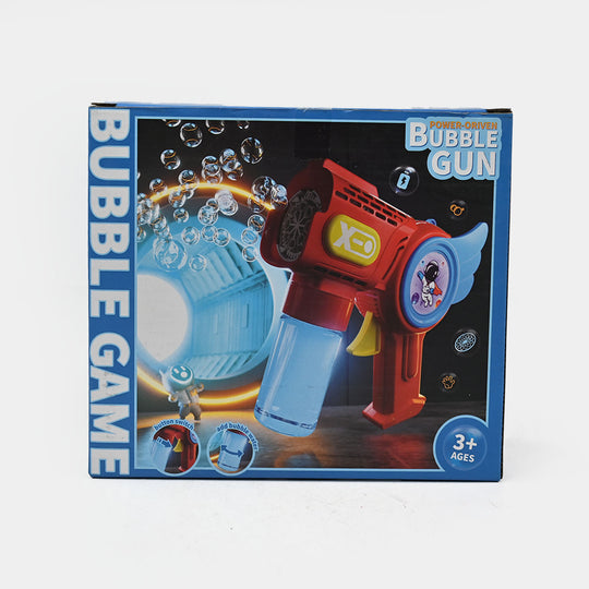 Battery Operated Space Bubble Blaster Toy