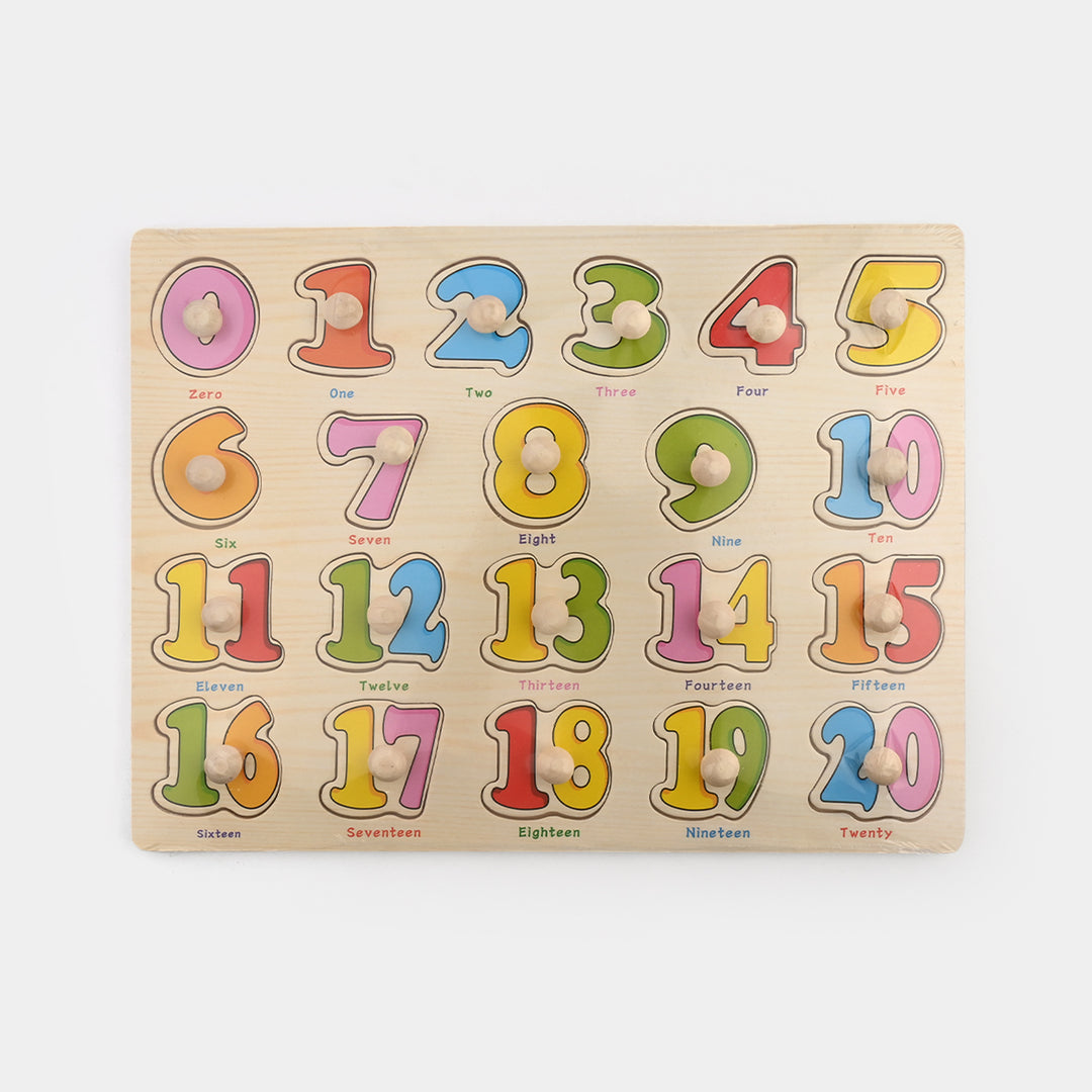 Educational Wooden Number Shap Board Puzzle