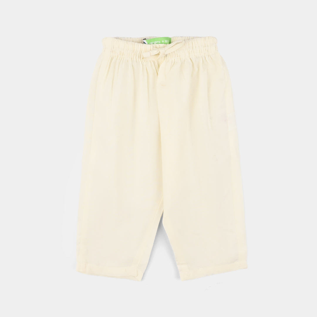 Infant Boys Poly Viscose Pajama-Off White
