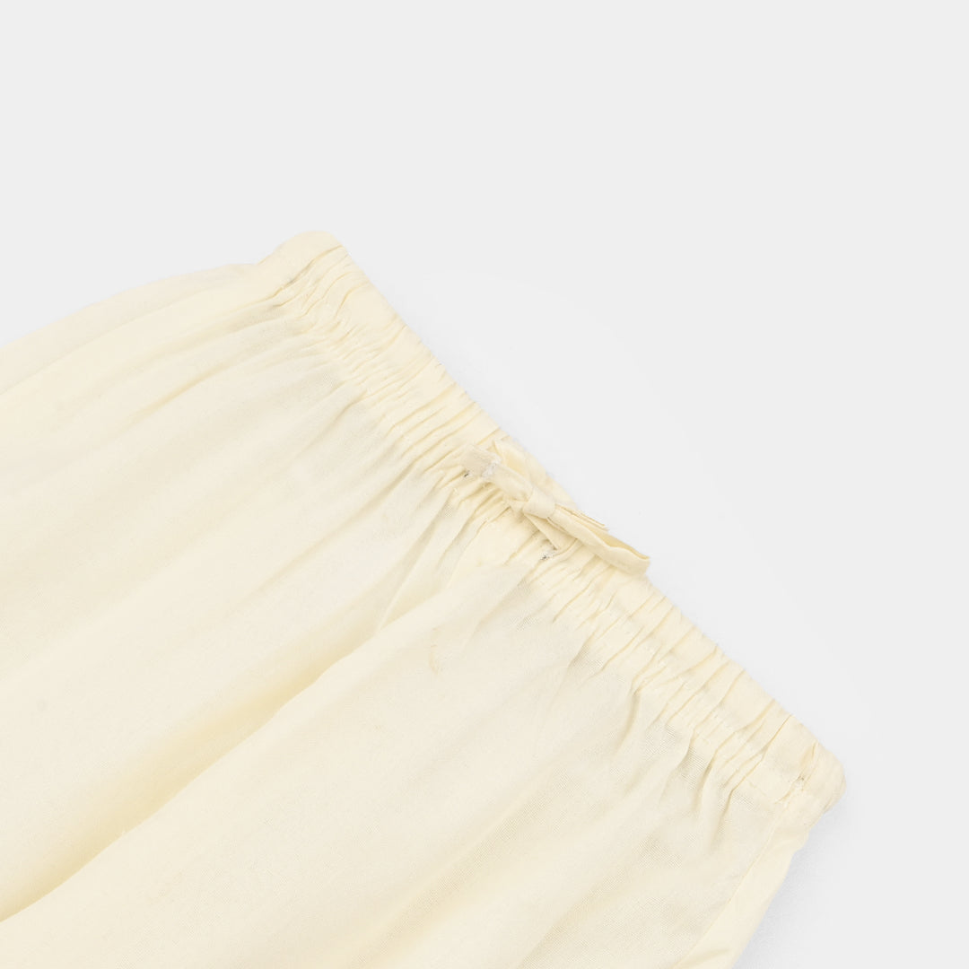 Infant Boys Poly Viscose Pajama-Off White