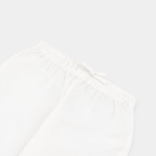 Infant Boys Poly Viscose Pajama-White