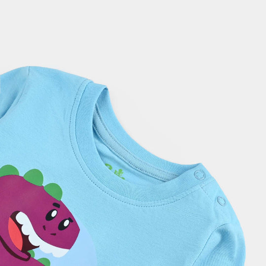 Infant Boys Jersey/Terry T-Shirt Brotherosaur