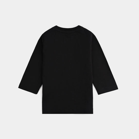 Infant Boys Jersey/Terry T-Shirt Amazing Nephew-BLACK