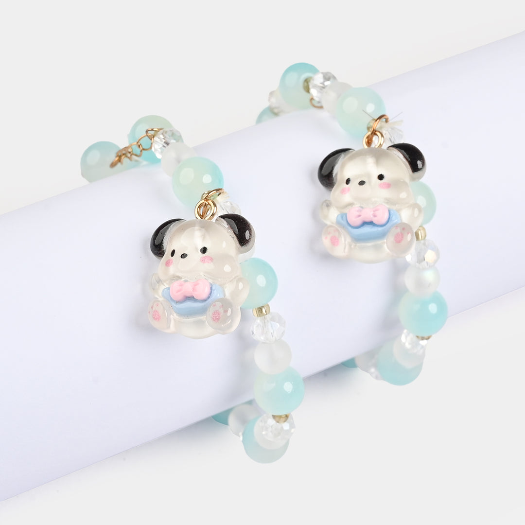 Fancy Crystal Beaded Bracelet for Girls