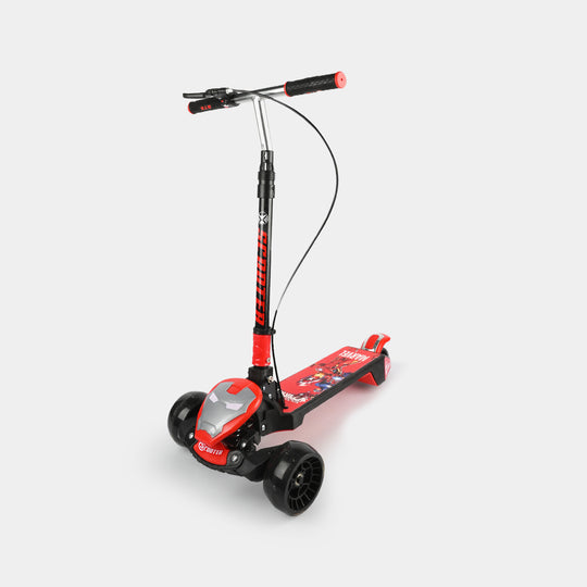 Kids Superhero Scooty with Light & Sound