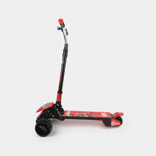 Kids Superhero Scooty with Light & Sound