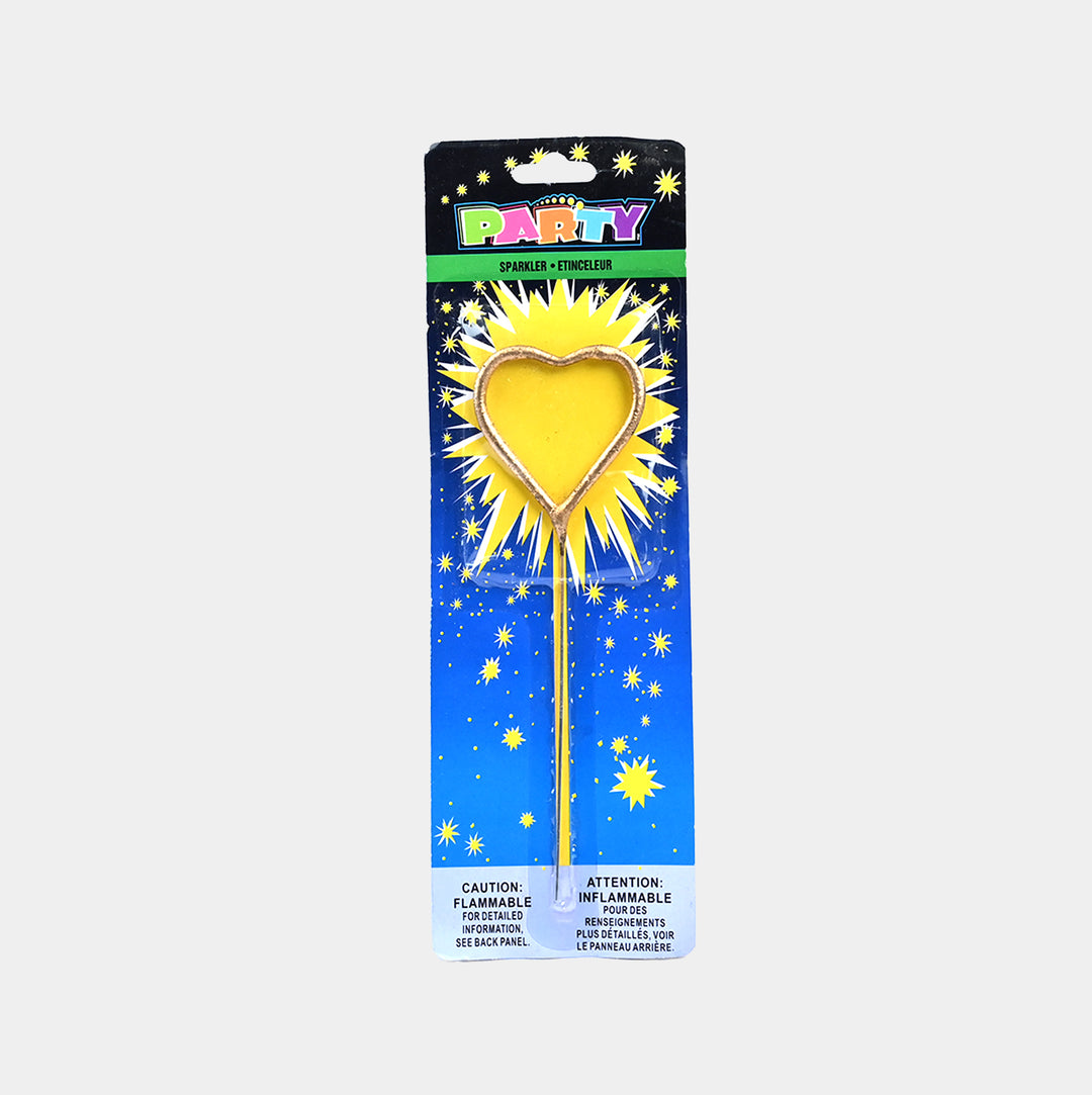 Heart & Star Shape Sparkling Candle
