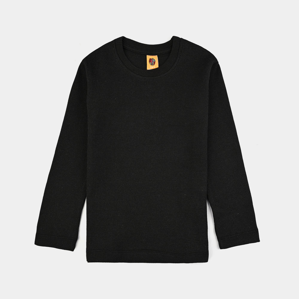 Girls Thermal Inner Wear Suit-BLACK