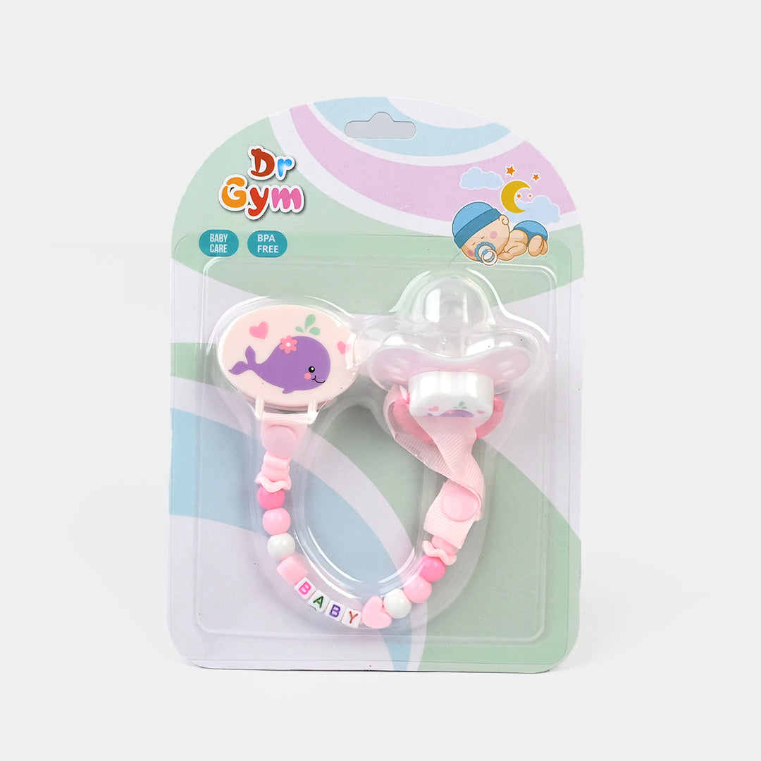 Dr Gym Baby Pacifier with Clip