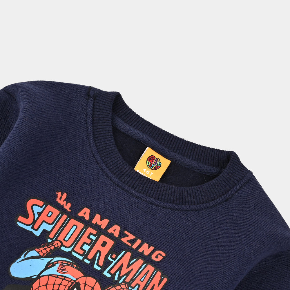 Boys Fleece Sweatshirt Character - Navy