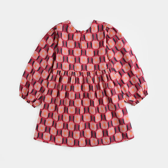 Girls Cotton Co-Ord Set Pink Box-Multi