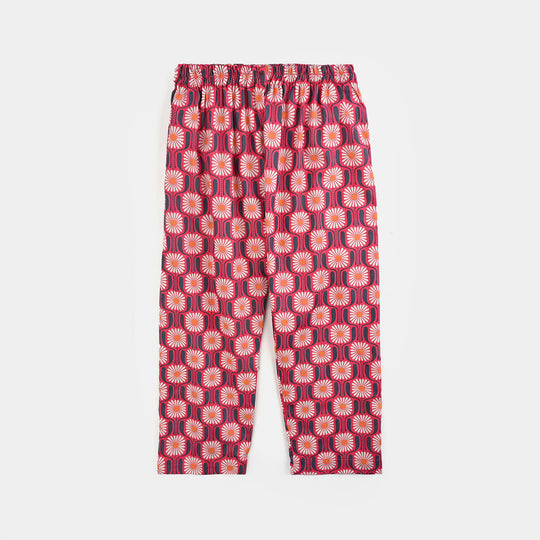 Girls Cotton Co-Ord Set Pink Box-Multi