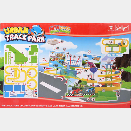 Track Park Car Racing Toy Set for Kids