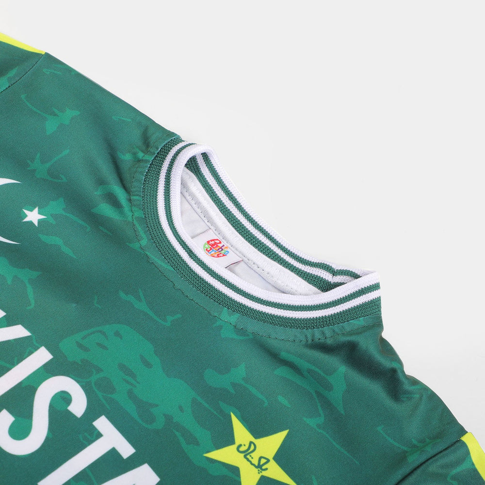 Unisex T-Shirt H/S World Cup Fever - Green