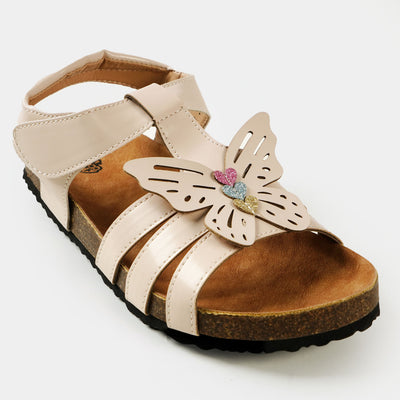 Girls Sandals H8009-18 - BEIGE