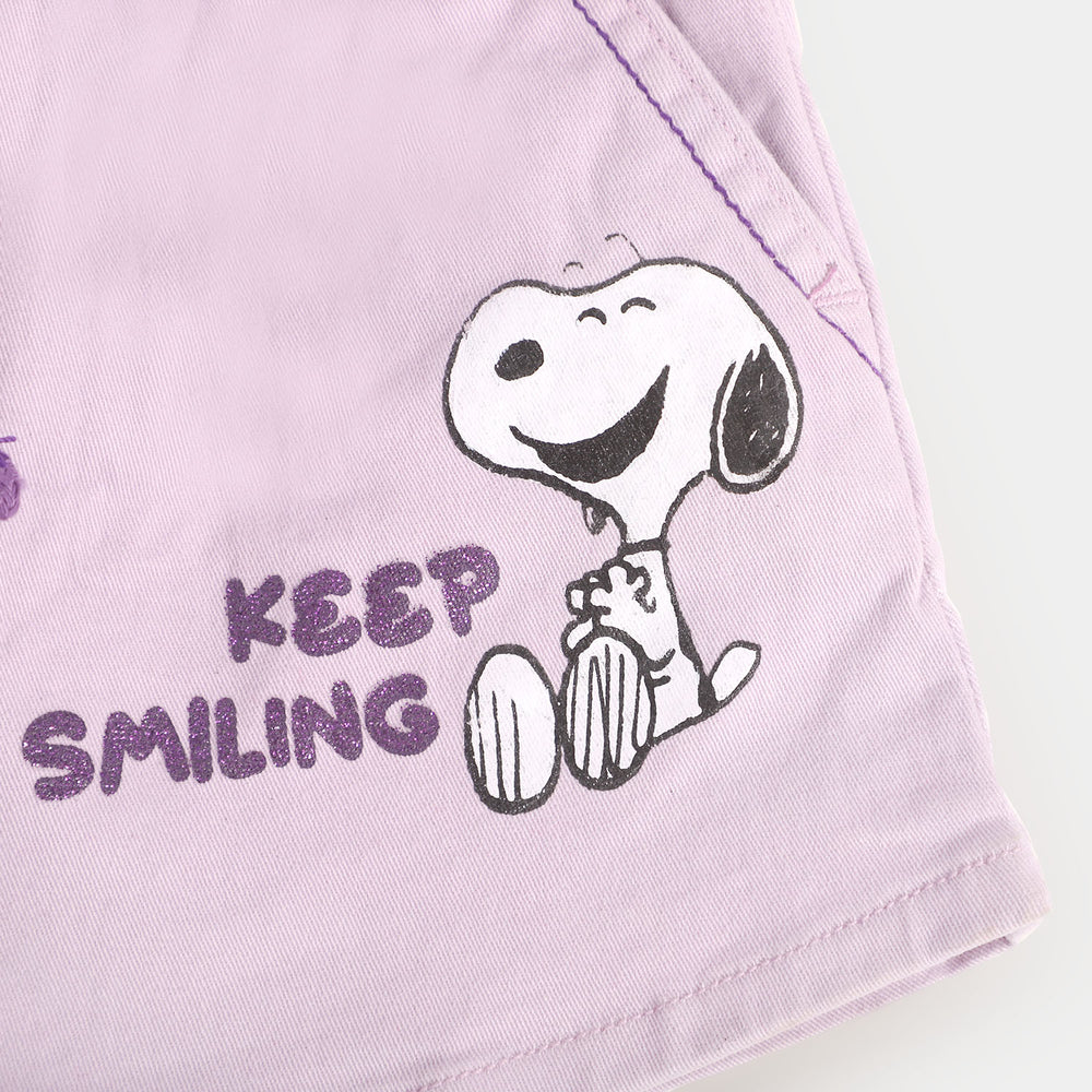 Infant Girls Skirt Woven Character- Lilac