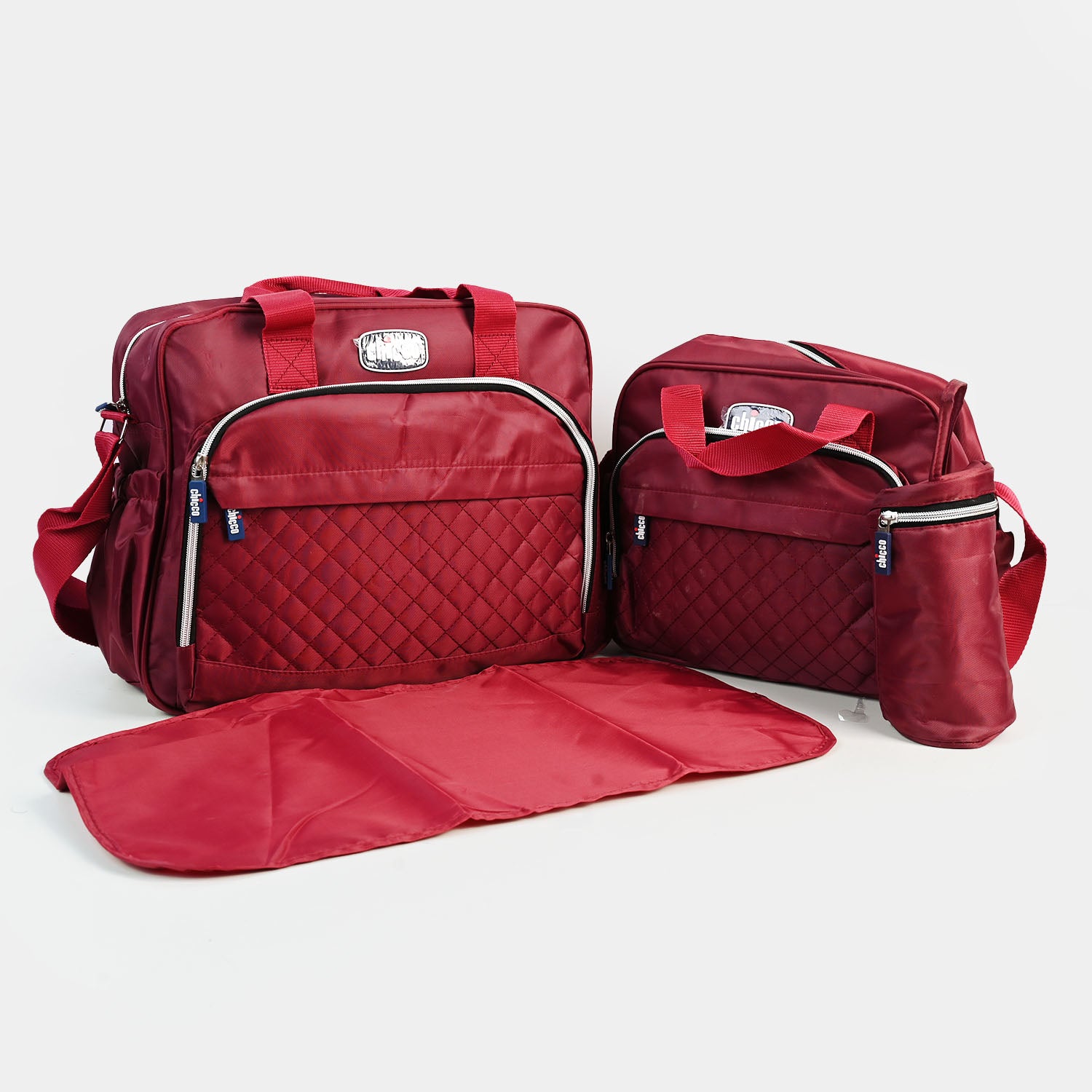 Baby Diaper Bag Large Capacity Maroon Price in Pakistan Bachaa