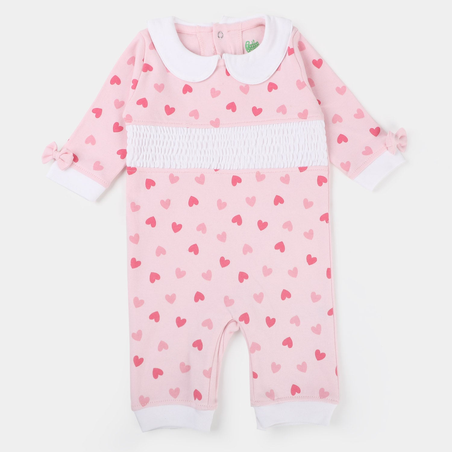 Infant Girls Knitted Romper Aop Heart-icy Pink Price In Pakistan 