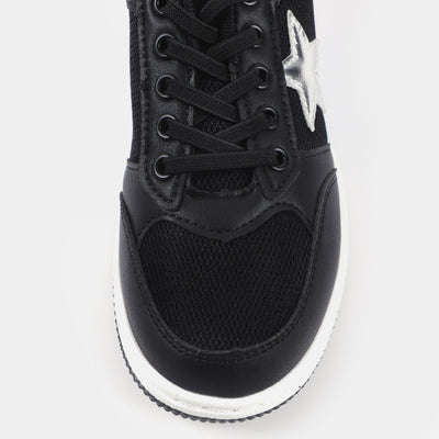 Girls Sneakers B528-3-BLACK