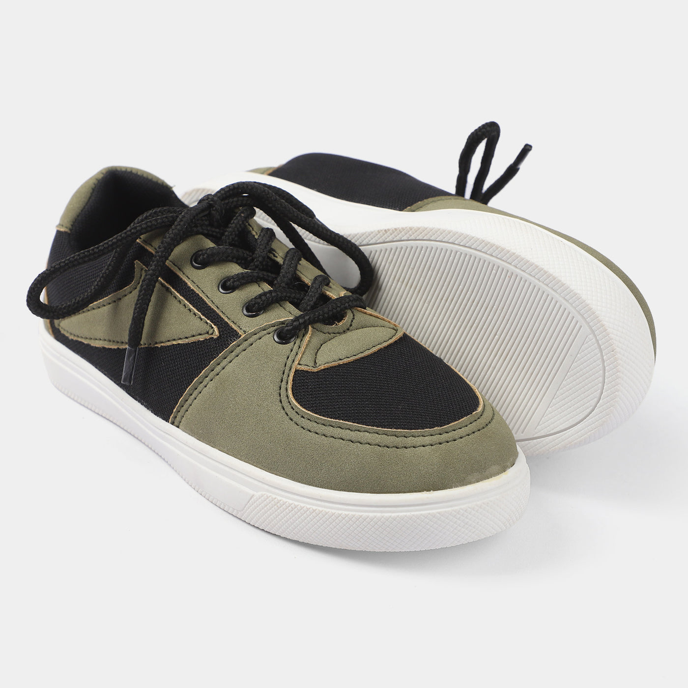 Boys Sneakers 203-56-Green/BlacK