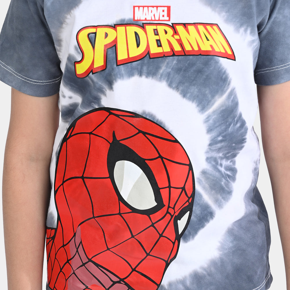 Boys Cotton Jersey T-Shirt Character-Light Grey