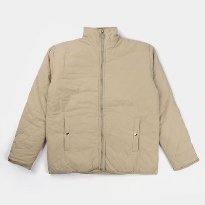 Boys Jacket Quilted W23-BEIGE