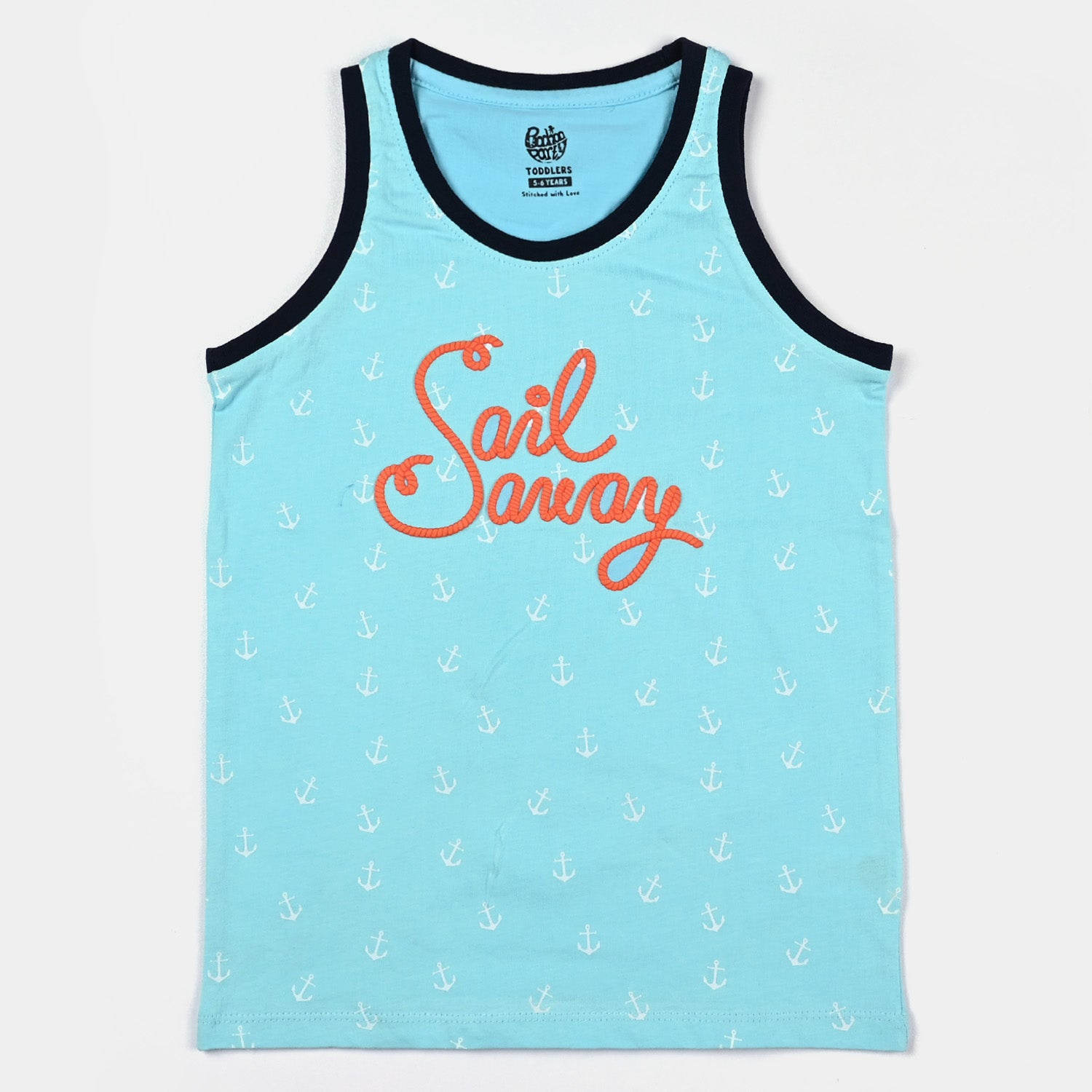 Boys Slub Jersey Sando Sail T. Turquois Price in Pakistan Bachaa Party