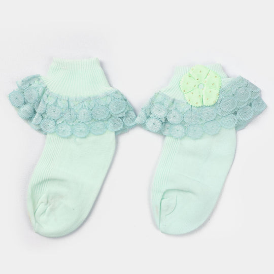 Girls Lace Frill Socks