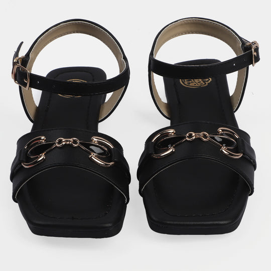Girls Sandal U-K01-BLACK