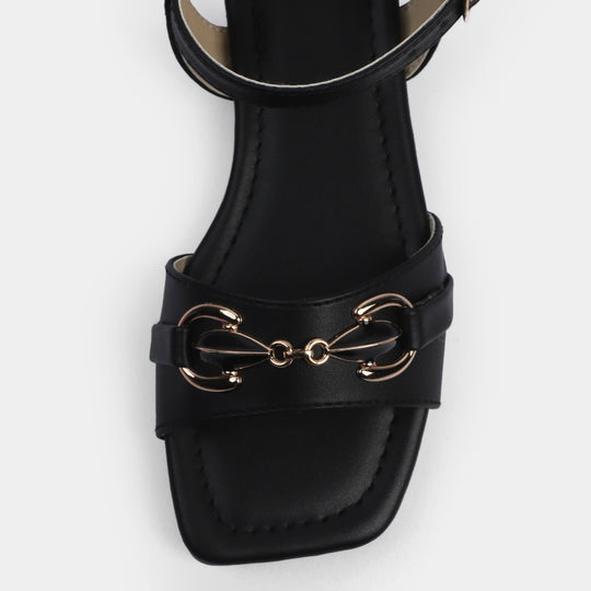 Girls Sandal U-K01-BLACK