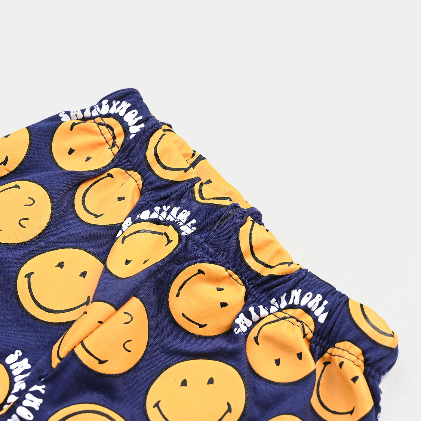 Infant Boys PC Jersey Night Wear Suit Smiley-Citrus