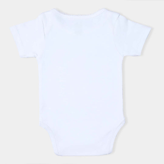 Pack Of 3 Infant Girls Cotton Interlock Rompers Basic