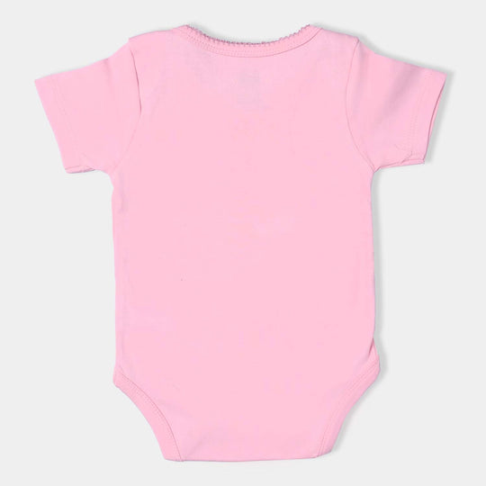 Pack Of 3 Infant Girls Cotton Interlock Rompers Basic