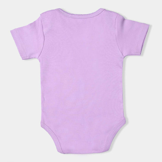 Pack Of 3 Infant Girls Cotton Interlock Rompers Basic