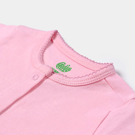 Pack Of 3 Infant Girls Cotton Interlock Cardigan-Mix