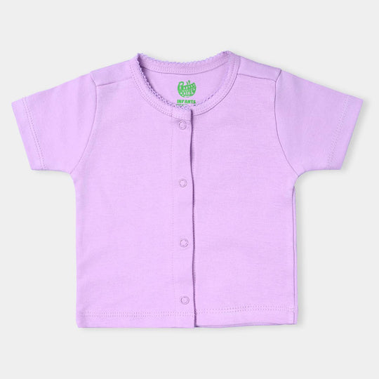 Pack Of 3 Infant Girls Cotton Interlock Cardigan-Mix