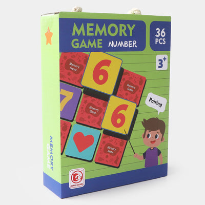 36 PCS Memory Game Number