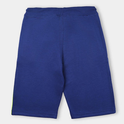 Boys Cotton Terry Knitted Short PlayStation-True Navy