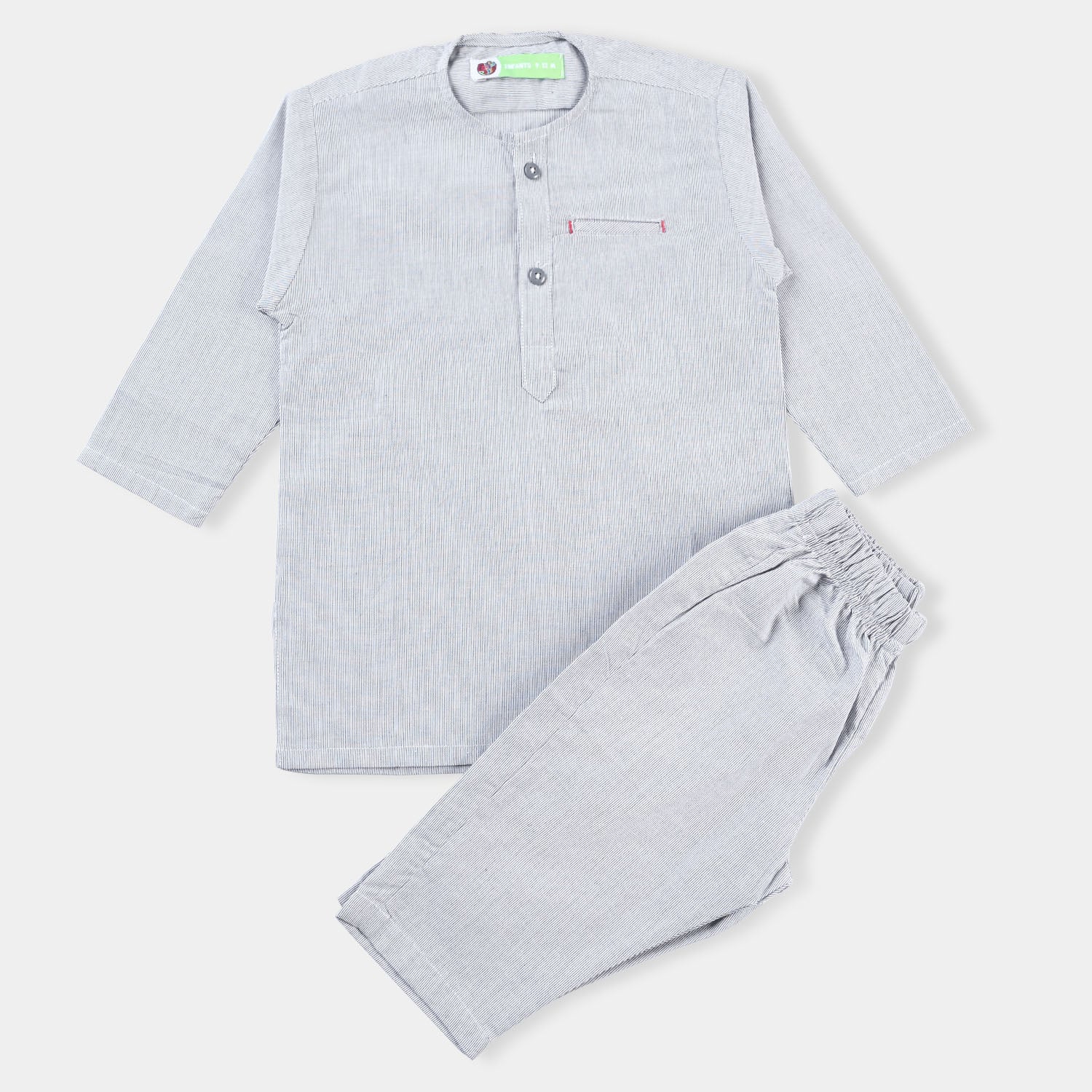 Infant Boys Yarn Dyed Kurta Shalwar Suit L/GREY Price in Pakistan Bachata Party Bachaa Party