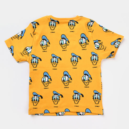 Infant Boys Cotton Jersey T-shirt 2 Piece Set