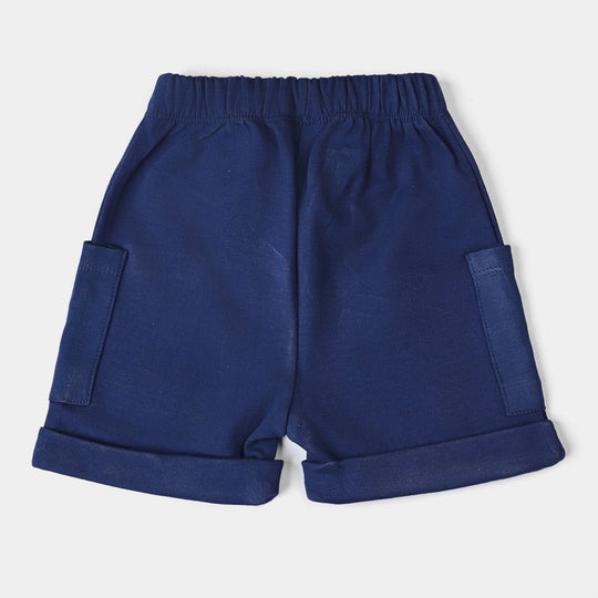 Infant Boys Cotton Jersey 2 Piece Set Dinosaurs-True Navy