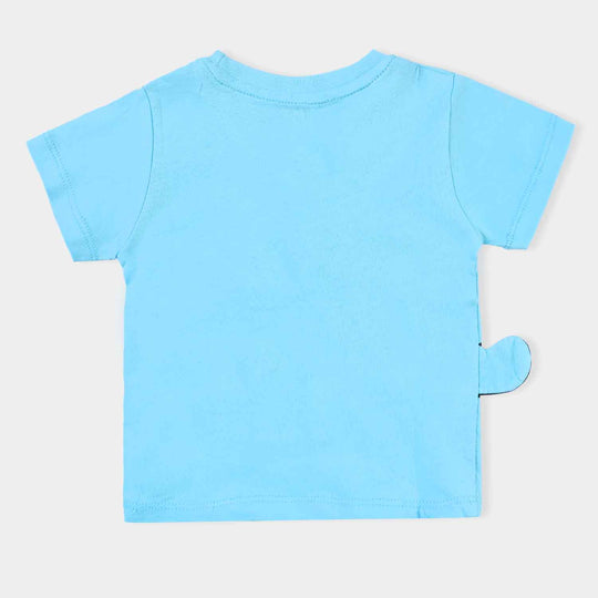 Infant Boys Cotton Terry T-Shirt Up In The Clouds-Atomizer