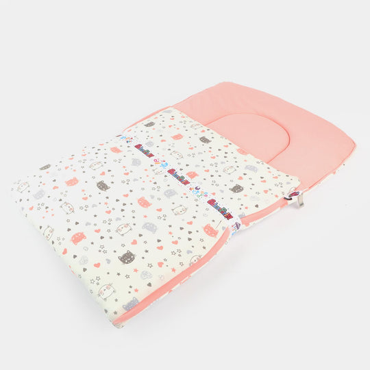 Baby Carry Nest Printed - Peach