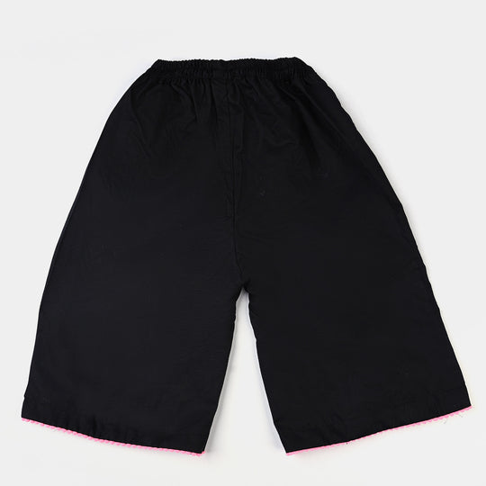 Infant Girls Cotton Slub EMB 2PCs Little Fishes-BLACK