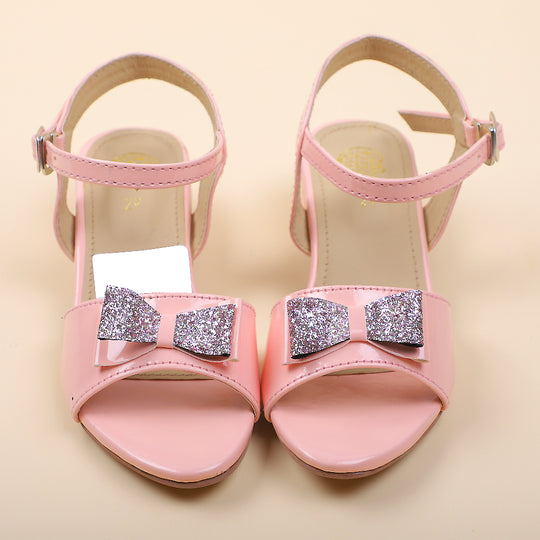 Heels Sandal For Girls - Pink