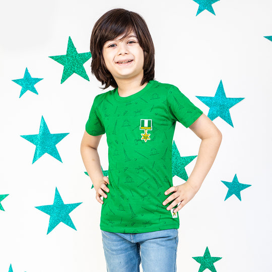 T-Shirt Pakistan 14 AOP - Green