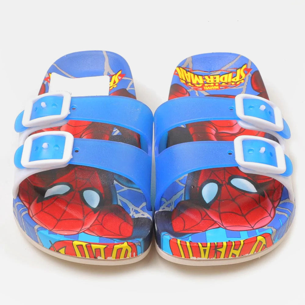 Character Slippers For Boys - Blue