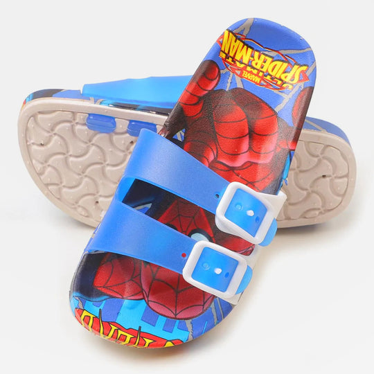 Character Slippers For Boys - Blue