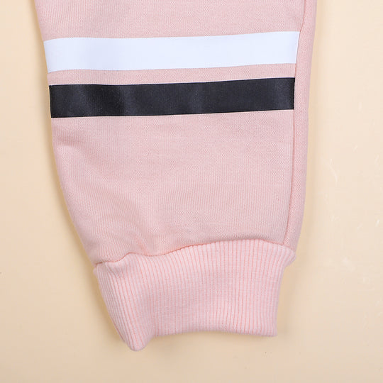 Youth Terry Pajama For Girls - Peach